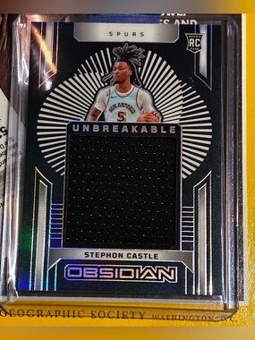 Stephon Castle Obsidian "Unbreakable" Rookie Patch Card - 131/149